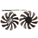 DC 12V 4ピン VGAグラフィックスカード冷却ファン Zotac Geforce GTX 1080 Ti GTX 1080Ti AMP Edition用、直径：95mm、ペア、直径：95mm