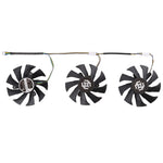3個入り グラフィックスカード冷却ファン Zotac GTX 1070-8GD5 X-OC用、直径：85mm、0.5A 直径：9.5mm（3個入り）