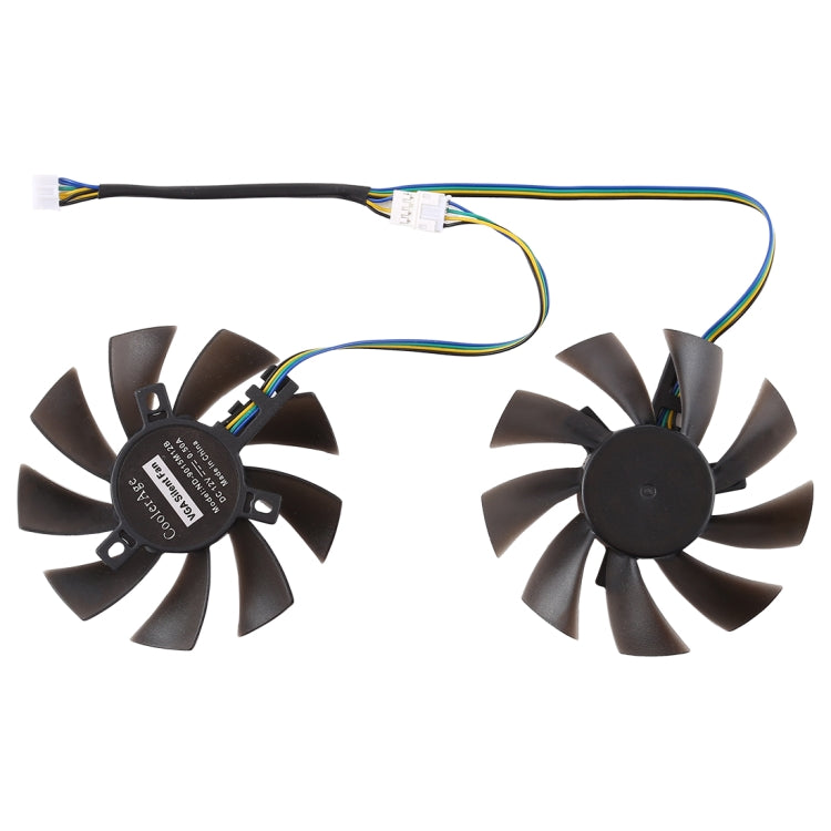 GFY09010E12SPA 4ピン グラフィックスカード冷却ファン Zotac GTX 1070 Mini GTX 1060 6GB GTX1060用、直径：85mm、ペア、GFY09010E12SPA