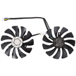 HA9010H12F-Z 4ピン グラフィックスカード冷却ファン MSI GeForce GTX 1050 Hurricane GTX 1060 Hurricane 6G GDDR用、直径：85mm、ペア、HA9010H12F-Z