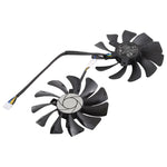 HA9010H12F-Z 4ピン グラフィックスカード冷却ファン MSI GeForce GTX 1050 Hurricane GTX 1060 Hurricane 6G GDDR用、直径：85mm、ペア、HA9010H12F-Z