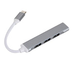 C809 USB 3.0 x 1 + USB 2.0 x 3 から USB-C / Type-C 多機能スプリッターハブアダプター、C809