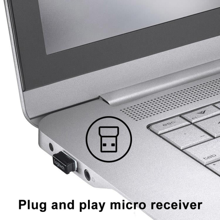 ロジクール M330 ワイヤレス光学ミュートマウス マイクロUSBレシーバー付き