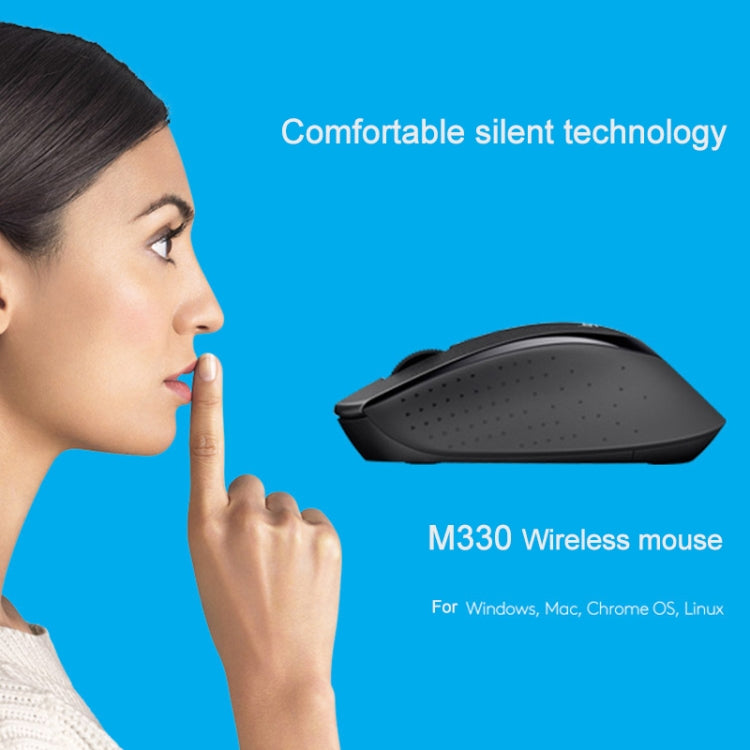 ロジクール M330 ワイヤレス光学ミュートマウス マイクロUSBレシーバー付き