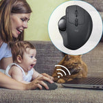 ロジクール MX ERGO S 440DPI Bluetooth + Unifying デュアルモードワイヤレストラックボール光学マウス、MX ERGO S