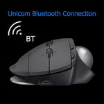ロジクール MX ERGO S 440DPI Bluetooth + Unifying デュアルモードワイヤレストラックボール光学マウス、MX ERGO S