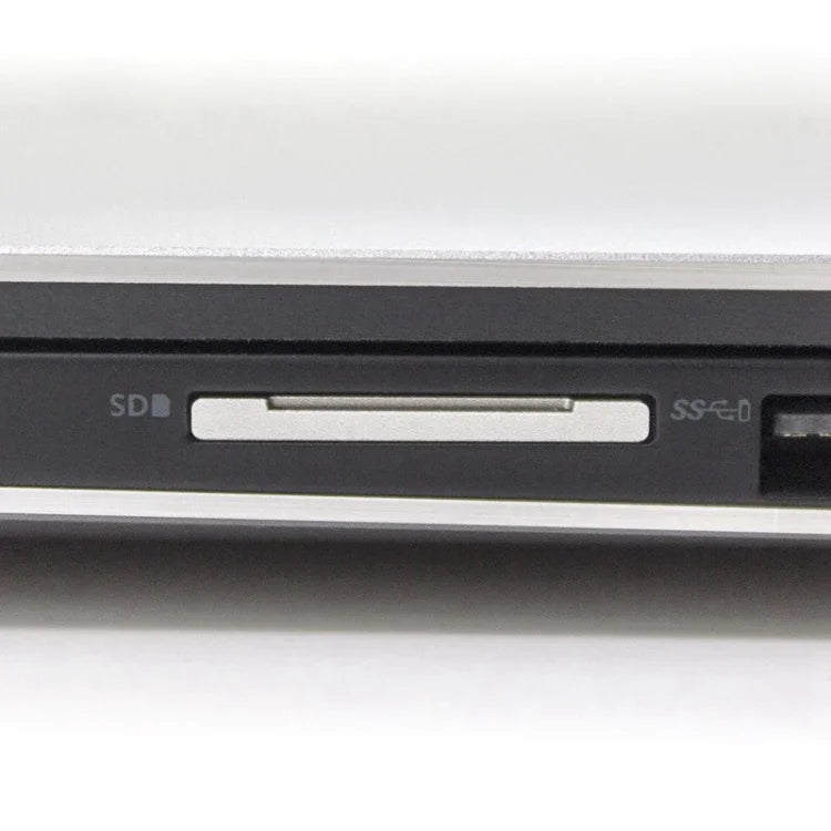BASEQI 隠しアルミ合金製高速SDカードケース、Dell XPS 13.3インチノートパソコン用、Dell XPS 13.3インチ対応