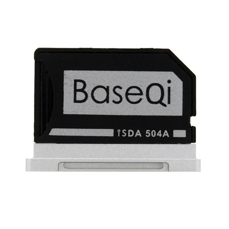 BASEQI 504ASV 隠しアルミ合金製SDカードケース、Macbook Pro Retina 15インチ（2013年末～2015年中期）ノートパソコン用、Macbook Pro Retina 15対応