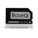 BASEQI 504ASV 隠しアルミ合金製SDカードケース、Macbook Pro Retina 15インチ（2013年末～2015年中期）ノートパソコン用、Macbook Pro Retina 15対応