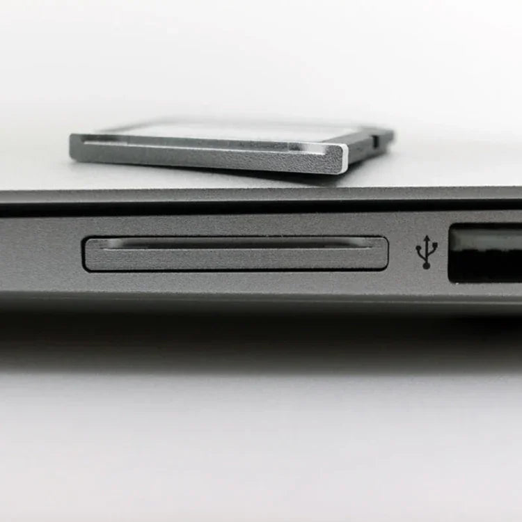 BASEQI 504ASV 隠しアルミ合金製SDカードケース、Macbook Pro Retina 15インチ（2013年末～2015年中期）ノートパソコン用、Macbook Pro Retina 15対応