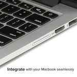 BASEQI 504ASV 隠しアルミ合金製SDカードケース、Macbook Pro Retina 15インチ（2013年末～2015年中期）ノートパソコン用、Macbook Pro Retina 15対応