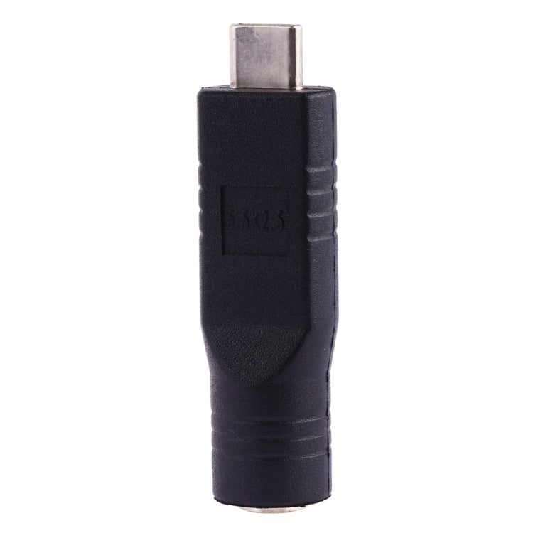 5.5 x 2.5mm メス から USB-C / Type-C オスプラグアダプターコネクター、5.5 x 2.5mm