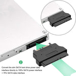 SATA 22ピン メス から SLIMLINE SATA 13ピン オスアダプター、SATA 22ピン メス から SATA 13ピン