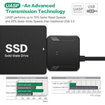 プロフェッショナル SATA to USB 3.0 ケーブルアダプター 2.5 / 3.5インチ SSD ハードドライブ拡張コネクター, 2.5 / 3.5インチ