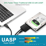 プロフェッショナル SATA to USB 3.0 ケーブルアダプター 2.5 / 3.5インチ SSD ハードドライブ拡張コネクター, 2.5 / 3.5インチ