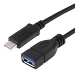 USB-C 3.1 / Type-Cオス-USB 3.0メス OTGアダプターケーブル、長さ：20cm、ZSSG-9B20OTG