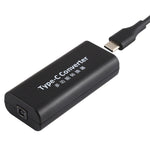 DC 4.5 x 3.0mm 電源ジャック メス to USB-C / Type C メス 電源コネクターアダプター 15cm USB-C / Type C ケーブル付き, 4.5x3.0mm