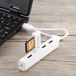 3 in 1 USB-C / Type-C + マイクロUSB + 4 x USB 2.0 ポート ハブコンバーター, ケーブル長さ: 12cm, 3 in 1 (ホワイト), 3 in 1 (ブラック)