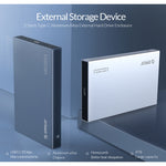 ORICO DD25 C3 2.5インチ Type-C to Type-C および USB メカニカル SSD エンクロージャー, 対応容量: 6TB