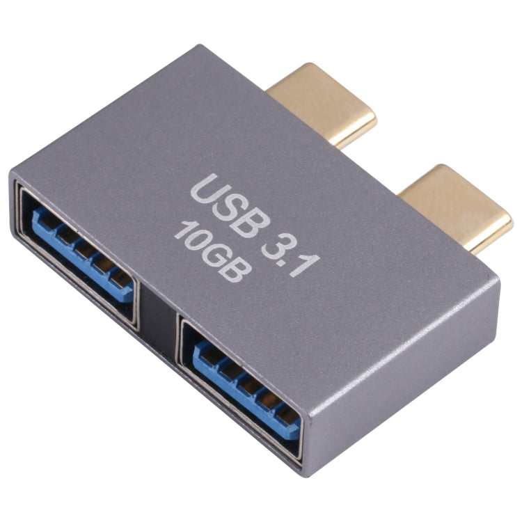 2 x USB メス to 2 x USB-C / Type-C オス アダプター, 2 x USB メス to 2 x Type-C オス