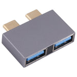 2 x USB メス to 2 x USB-C / Type-C オス アダプター, 2 x USB メス to 2 x Type-C オス