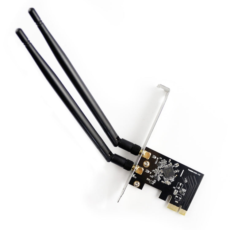 EDUP EP-9607 1200Mbps デュアルバンド PCI-E Express 無線アダプター ネットワークカード 2 x 6dBiアンテナ付き EP-9607 1200Mbps