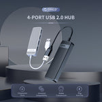 ORICO FL02 480Mbps 4ポート USB 2.0 ハブ, FL02