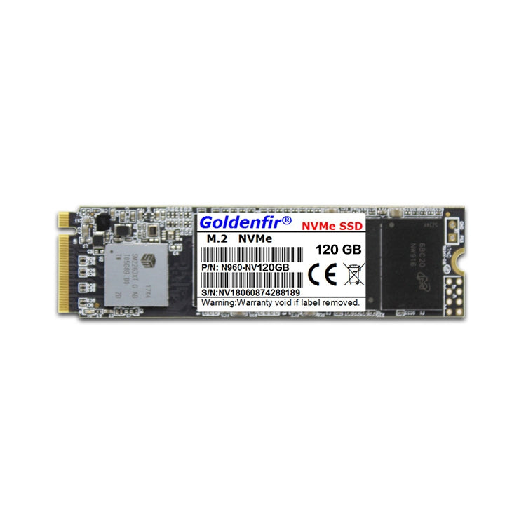 Goldenfir 2.5インチ M.2 NVMe ソリッドステートドライブ, 容量: 120GB, M.2 NVMe 120GB