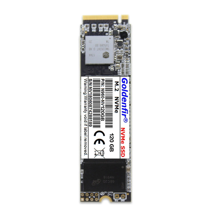 Goldenfir 2.5インチ M.2 NVMe ソリッドステートドライブ, 容量: 120GB, M.2 NVMe 120GB