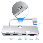 Rocketek iMac用 USB3.0 x 3 + SD / TF 多機能ハブ拡張ドック, USB3.0 x 3 + SD / TF