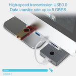 Rocketek iMac用 USB3.0 x 3 + SD / TF 多機能ハブ拡張ドック, USB3.0 x 3 + SD / TF