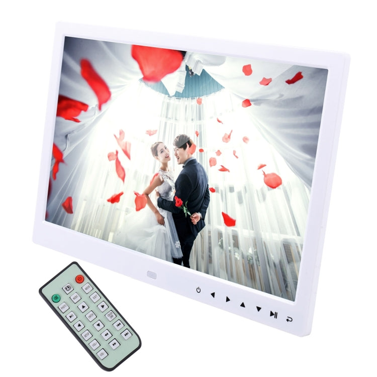 13.0インチ LEDディスプレイ デジタルフォトフレーム ホルダー／リモコン付き、Allwinner製、USB／SDカード入力／OTG対応、13.0インチ