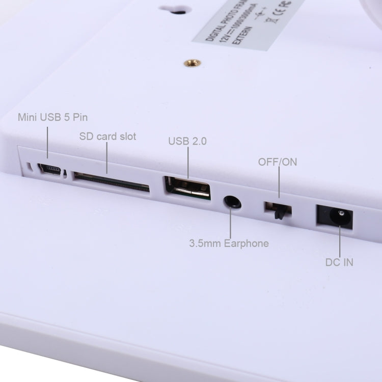 13.0インチ LEDディスプレイ デジタルフォトフレーム ホルダー／リモコン付き、Allwinner製、USB／SDカード入力／OTG対応、13.0インチ
