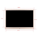 HSD1303 13.3インチ LED 1280x800 高解像度ディスプレイ デジタルフォトフレーム ホルダー＆リモコン付き、SD／MMC／MSカード／USBポート対応、UKプラグ（ゴールド）、HSD1303 13.3インチ