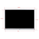 HSD1504 15.4インチ LED 1280x800 高解像度ディスプレイ デジタルフォトフレーム ホルダーとリモコン付き、SD / MMC / MSカード / USBポート対応、EUプラグ（金色）、HSD1504 15.4インチ