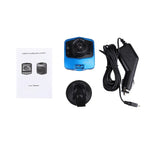 VGA 480P カーカムコーダーDVRドライビングレコーダー デジタルビデオカメラ ボイスレコーダー 2.4インチLCDスクリーン表示、32GBマイクロTFカード＆赤外線ナイトビジョン機能対応（ブラック＋ブルー）、2.4インチLCD