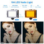 PULUZ 4イン1 Bluetooth ハンドヘルド ブロギング ライブ配信 LED セルフィーライト スマートフォンビデオリグキット マイク＋三脚マウント＋コールドシュートリポッドヘッド付き iPhone、Galaxy、Huawei、Xiaomi、HTC、LG、Google、その他スマートフォン対応 4イン1 Bluetoothリグ