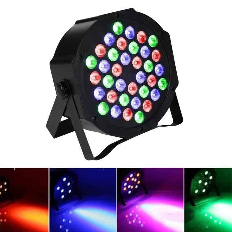 LEDディスプレイ付き、自動運転／スレーブ／DMX512／音声制御モード