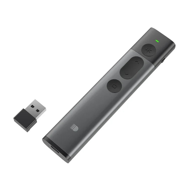 DOOSL DSIT036 赤色レーザーポインター 2.4GHz ワイヤレスプレゼンター PowerPoint クリックリモコン、赤色レーザー