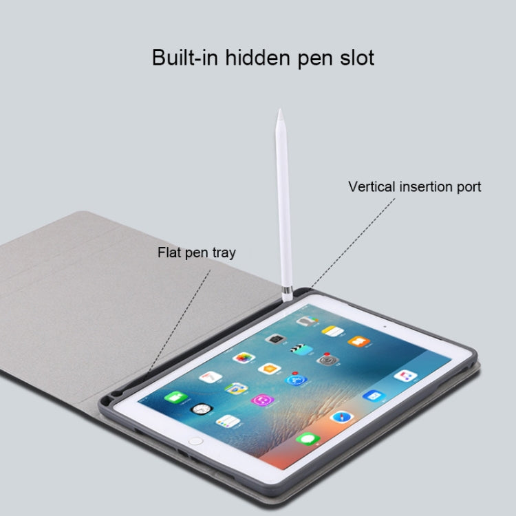 508A 取り外し可能 Bluetoothキーボード + ホルダー＆カラフルバックライト付き横開きレザータブレットケース iPad Pro 9.7インチ、iPad Air、iPad Air 2、iPad 9.7インチ（2017）、iPad 9.7インチ（2018）用 508A ブルー、508A シャンパンゴールド