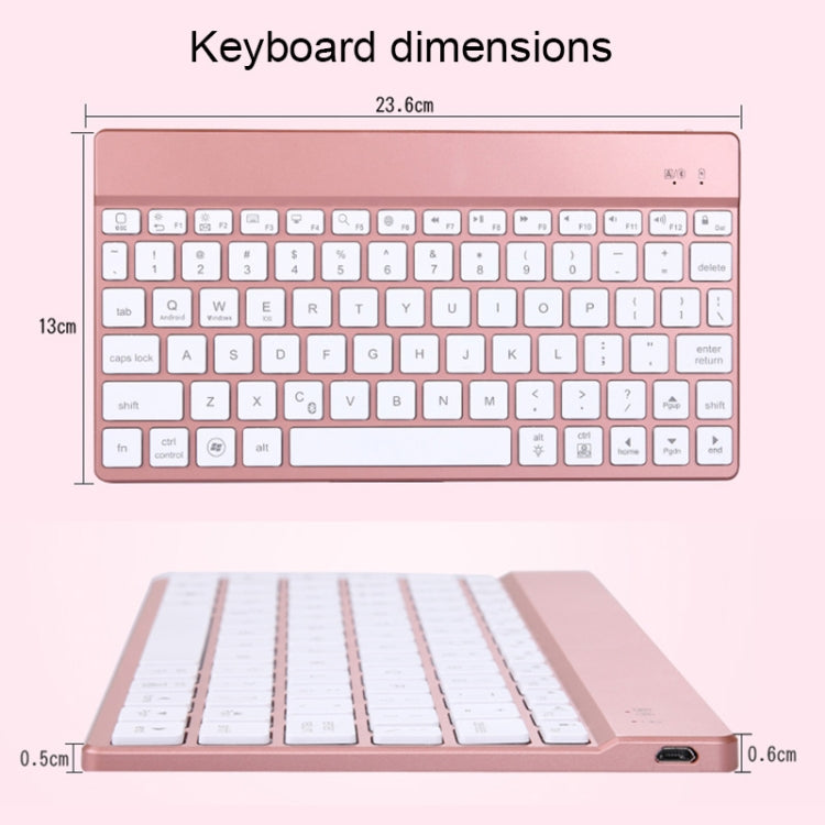 508A 取り外し可能 Bluetoothキーボード + ホルダー＆カラフルバックライト付き横開きレザータブレットケース iPad Pro 9.7インチ、iPad Air、iPad Air 2、iPad 9.7インチ（2017）、iPad 9.7インチ（2018）用 508A ブルー、508A シャンパンゴールド