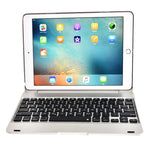 F19B iPad 9.7（2017/2018）＆ iPad Air & Air 2 & iPad Pro 9.7 & 新iPad 9.7インチ（2017）用 超薄型 ABS 横開きタブレットケース + Bluetoothキーボード
