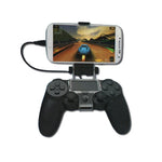 DOBE TP4-016 スマートフォン OTG クランプホルダー for Sony PS4 ゲームコントローラー、最大6インチのスマホ対応、TP4-016