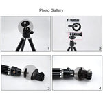 PULUZ カメラ三脚マウントアダプター PULUZアクションスポーツカメラ用ジョーズフレックスクランプマウント GoPro、Insta360、DJIおよびその他アクションカメラ用、三脚マウント（PVC素材）
