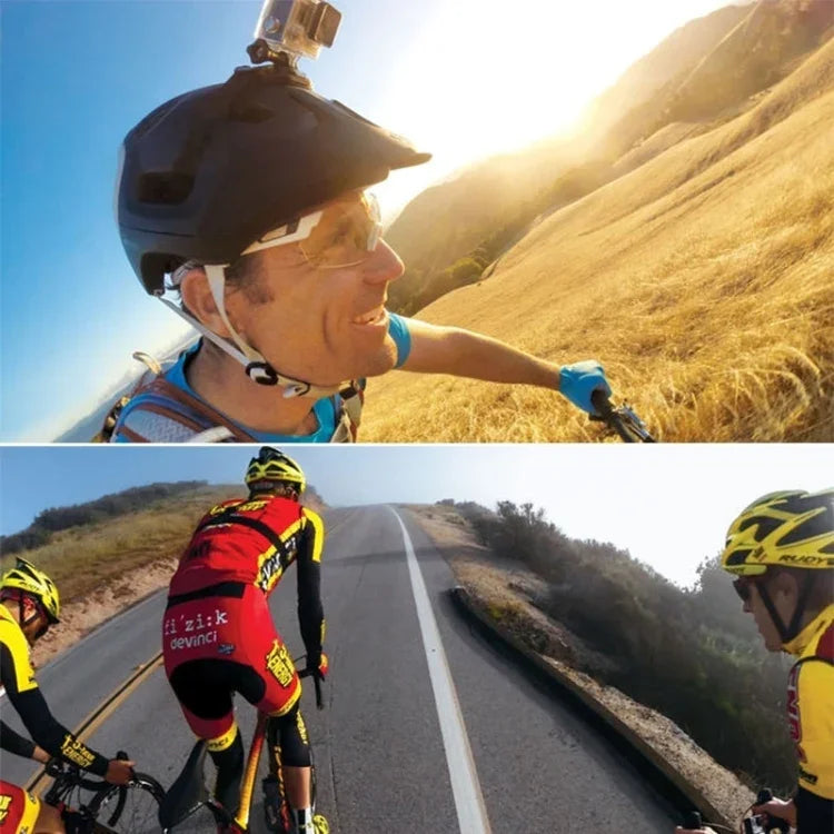 PULUZ 調節可能ヘルメットストラップマウント GoPro、Insta360、DJIおよびその他アクションカメラ用、PULUZ
