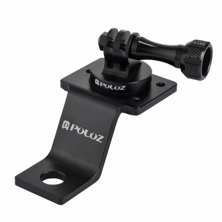 PULUZ アルミ合金バイク固定ホルダーマウント 三脚アダプター＆ネジ付き GoPro、Insta360、DJIおよびその他のアクションカメラ用 固定マウント2（ブラック）、固定マウント2（シルバー）、固定マウント2（レッド）、固定マウント2（ブルー）、固定マウント2（ゴールド）