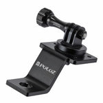PULUZ アルミ合金バイク固定ホルダーマウント 三脚アダプター＆ネジ付き GoPro、Insta360、DJIおよびその他のアクションカメラ用 固定マウント2（ブラック）、固定マウント2（シルバー）、固定マウント2（レッド）、固定マウント2（ブルー）、固定マウント2（ゴールド）