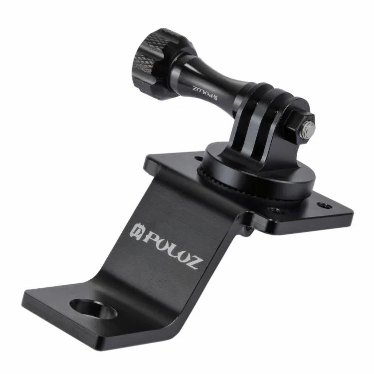PULUZ アルミ合金バイク固定ホルダーマウント 三脚アダプター＆ネジ付き GoPro、Insta360、DJIおよびその他のアクションカメラ用 固定マウント2（ブラック）、固定マウント2（シルバー）、固定マウント2（レッド）、固定マウント2（ブルー）、固定マウント2（ゴールド）