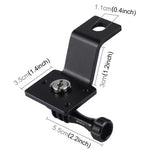 PULUZ アルミ合金バイク固定ホルダーマウント 三脚アダプター＆ネジ付き GoPro、Insta360、DJIおよびその他のアクションカメラ用 固定マウント2（ブラック）、固定マウント2（シルバー）、固定マウント2（レッド）、固定マウント2（ブルー）、固定マウント2（ゴールド）