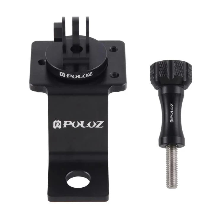 PULUZ アルミ合金バイク固定ホルダーマウント 三脚アダプター＆ネジ付き GoPro、Insta360、DJIおよびその他のアクションカメラ用 固定マウント2（ブラック）、固定マウント2（シルバー）、固定マウント2（レッド）、固定マウント2（ブルー）、固定マウント2（ゴールド）